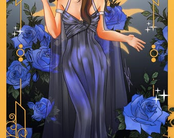 Custom Tarot Art Commission: Fantasy Character or Custom Portrait Illustration (Digital)