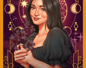 Custom Portrait, Personalized Fantasy Character Commission, Turn a Loved One into a Hero, Digital Fantasy Character Art, Gift, DnD Art