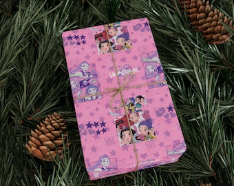Papel de regalo HUNTRIX de K-Pop Demon Hunters