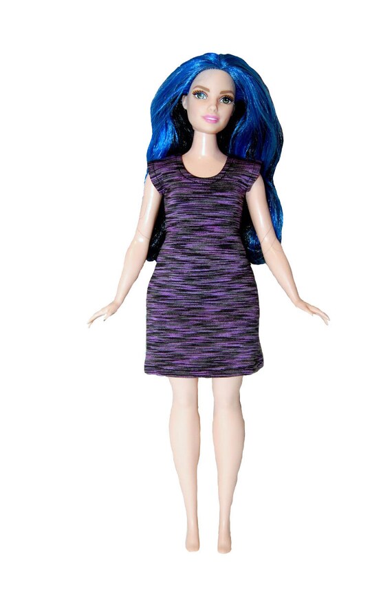 Yoga Pants made for Curvy Barbie Fashionista Doll Clothes TKCT purple-pink-black