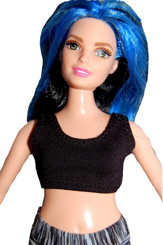 plus size barbie crop top