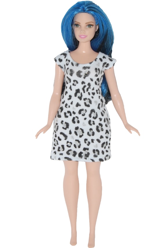 Dress made for Curvy Barbie Fashionista Doll Clothes TKCT Minty green short