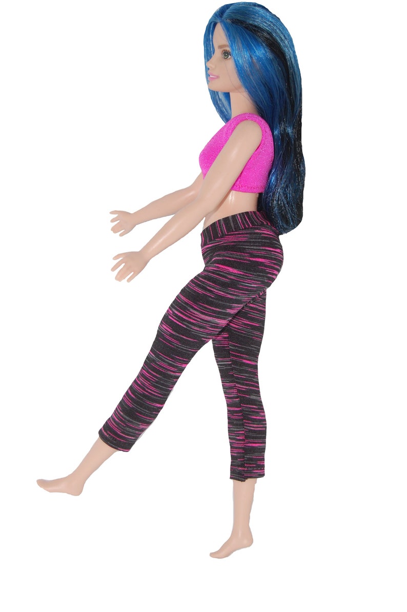 Yoga Pants Doll Clothes Fit Curvy Barbie A4b282 Fashionista Etsy