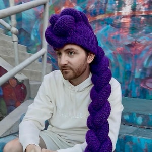 Beanie With Braids - Etsy