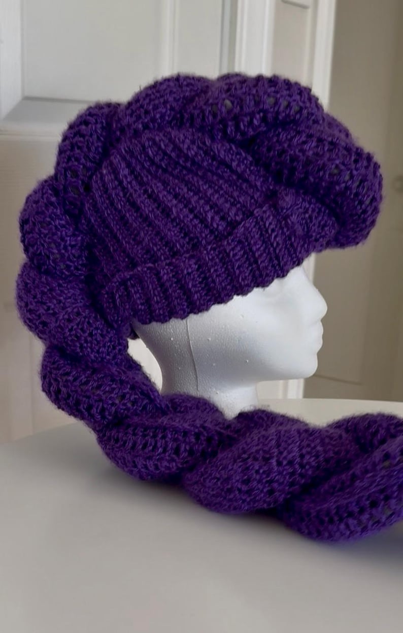 Patterned Rumi Rumi Braid Hat Crochet Pattern - Etsy