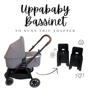 UPPAbaby Bassinet Adapter for Nuna TRIV Next Stroller - REINFORCED 2026 DESIGN