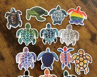 Turtle Sticker Pack (5 count)