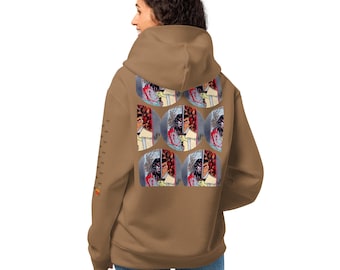 Samurai Grafik Hoodie • Unisex Fleece Streetwear