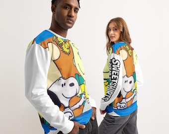 Cartoon Duo Sweatshirt | Hand-Drawn Fan Art, Vintage Style