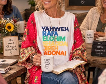 Faith & Fellowship - Names Of God Poncho.  One Size fits Most