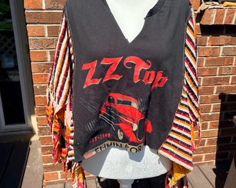 Poncho "ZZ TOP". One size