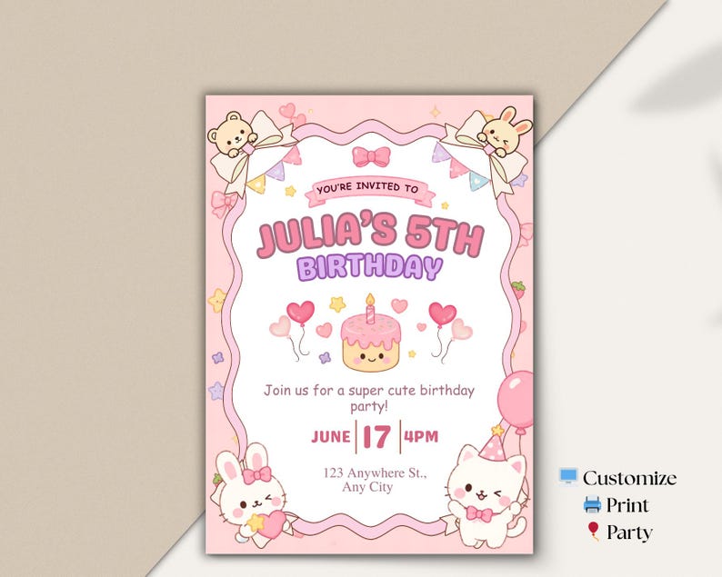 kawaii birthday invitation, pink birthday invite, editable kawaii invite, cute birthday template, canva birthday invitation, pink kawaii party, printable birthday invite, digital invitation template, cute pink invite, kawaii party invitation, editable party invite, instant download invite, girly birthday invitationkawaii birthday, pink birthday invite, kawaii invitation, editable invite, cute birthday card, canva invitation, printable invite, girly birthday, pastel birthday, instant download