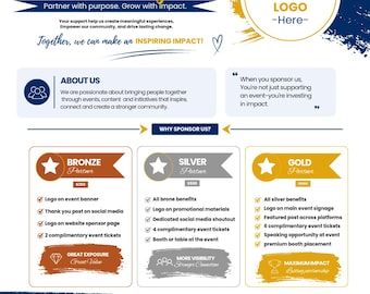Sponsorship Level Flyer Template Sponsorship Form Template Pto Sponsorship Flyer Pta Fundraiser Flyer Community Sponsorship Flyer Template