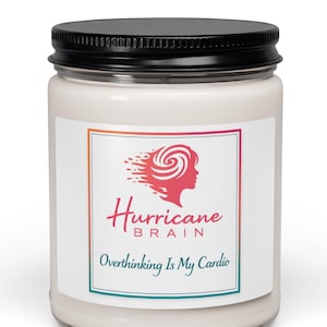 Spa inspiriert Kerze l Overthinking Is My Cardio Candle | Self Care Geschenk für Sie,