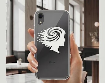 Clear iPhone Case, Fun iPhone case, iPhone case for Overthinkers,  Hurricane Brain® | Stop Apologizing