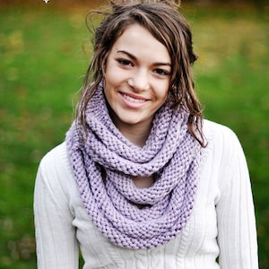 PDF Knitting Pattern Rope Cowl Child, Teen, Adult, ages 5 to adult INSTANT DOWNLOAD image 1