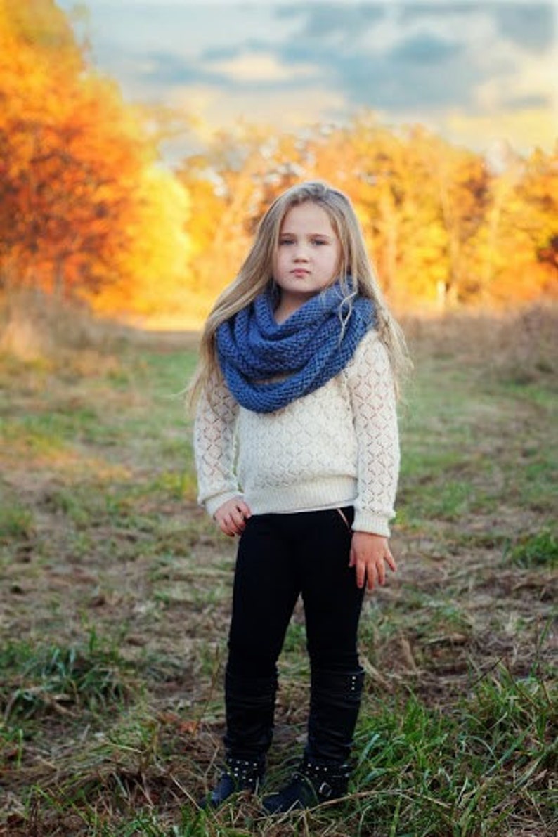 PDF Knitting Pattern Rope Cowl Child, Teen, Adult, ages 5 to adult INSTANT DOWNLOAD image 2