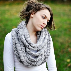 PDF Knitting Pattern Rope Cowl Child, Teen, Adult, ages 5 to adult INSTANT DOWNLOAD image 5