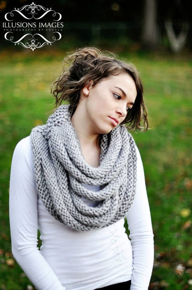 PDF Knitting Pattern Rope Cowl Child, Teen, Adult, ages 5 to adult INSTANT DOWNLOAD image 5