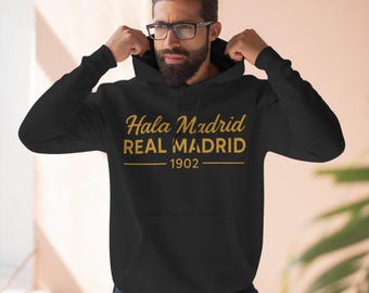 Sudadera con capucha inspirada en el Real Madrid