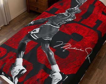 Air 23 Jordan Basketball Dunk Blanket | Velveteen Plush Throw