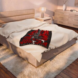 Manta de felpa de terciopelo con estampado de las zapatillas Air 23 Jordan Basketball Dunk. imagen 11