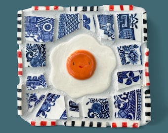 Fried Egg Mosaic