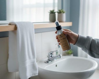 Vanilla Room and Linen Spray, 4 fl oz, Dorm, Bathroom Spray, New Home Gift, Handmade