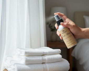 Fresh Linen Room and Linen Spray, 4 fl oz, Handmade, Bathroom Spray, Car Air Freshener