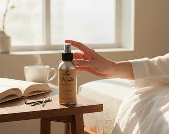 Vanilla Room and Linen Spray, 4 fl oz, Handmade, Dorm Decor, Bathroom Spray, Gift for Her