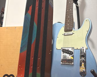 Custom Guitar Pedal Board | Repurposed Skateboard