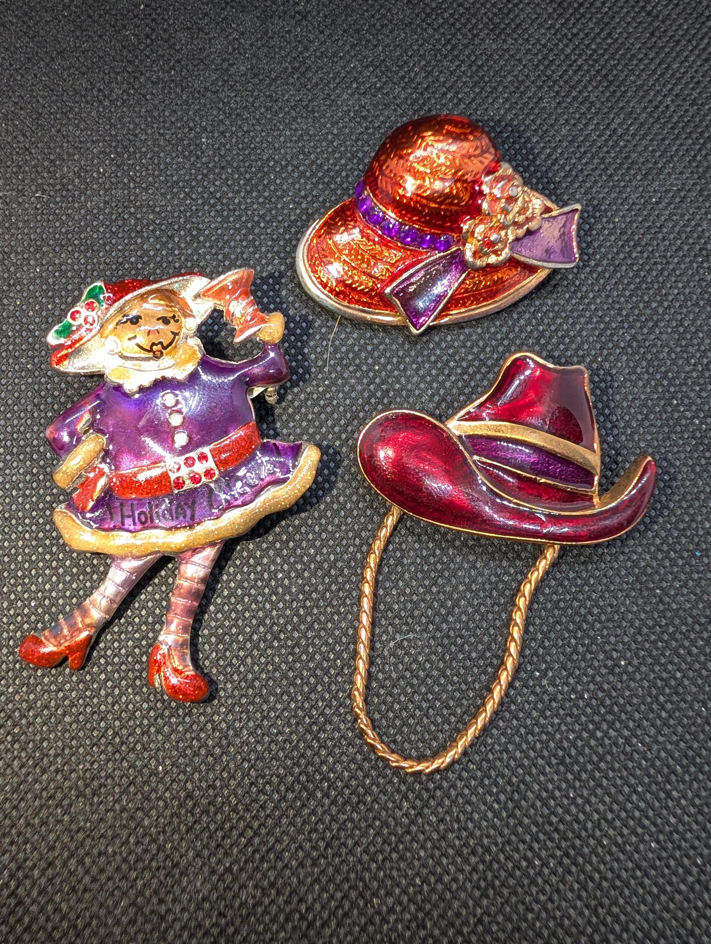 Red Hat Society Pins - Etsy display picture 1