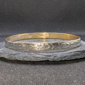 Vintage Mexican Silver Bracelet - Etsy