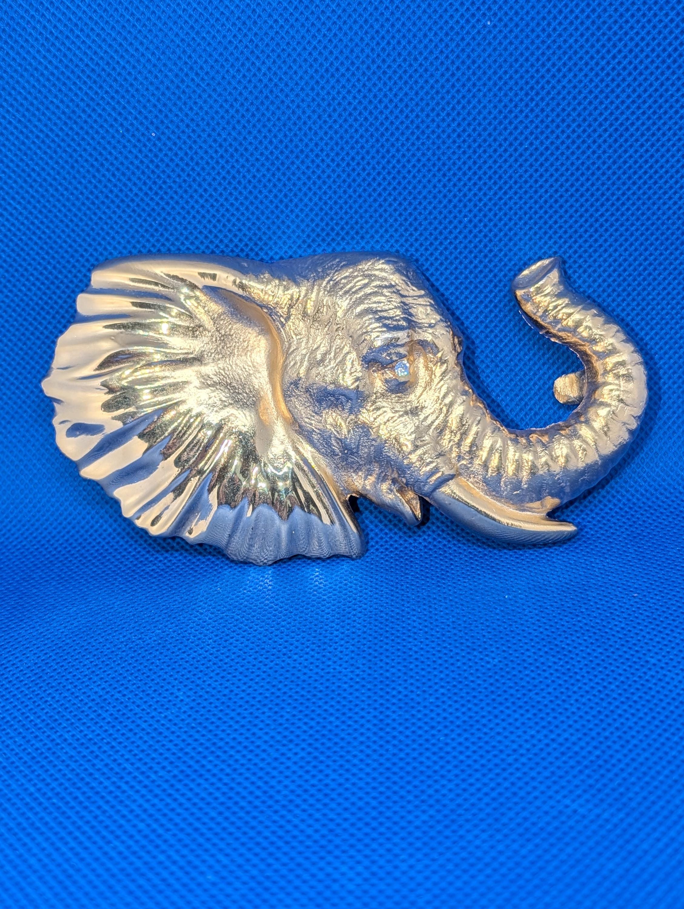 Doreen Ryan Two Horse Head Buckle Signed Gold Tone Vintage 1993 LARGE! Belt Buckle Doreen Ryan Rabbit Signed DR 1995 Gold Metal  main image 2