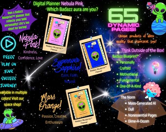 2026 Portrait Digital Planner (Nebula Pink) | Dated iPad Calendar for Goodnotes and Notability | Daily Weekly Monthly Organizer