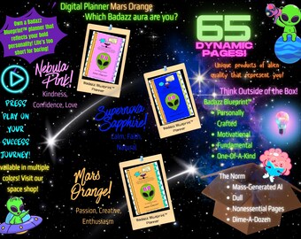 2026 Portrait Digital Planner (Mars Orange) | Goodnotes Template | Notability Journal | iPad Calendar | Goal Tracker | To Do List Organizer