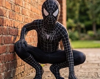 Superheldenkostüm für Kinder | Stretch-Cosplay-Outfit für Partys und Rollenspiele | Halloween-Ganzkörperanzug mit Maske