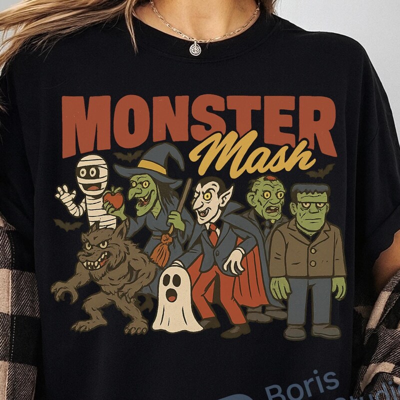 Monster Mash Clipart - Etsy