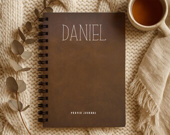 Personalized Prayer Journal Custom Prayer Faith Notebook Prayer Diary Gifts for Him Religious Custom Prayer Book