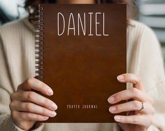 Personalized Prayer Journal Custom Prayer Faith Notebook Prayer Diary Gifts for Him Religious Custom Prayer Book