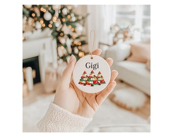 Personalized Christmas Grandma Ornament Gigi Gift Keepsake Mimi Present Mother-in-law Gift Grandparent Holiday Heirloom