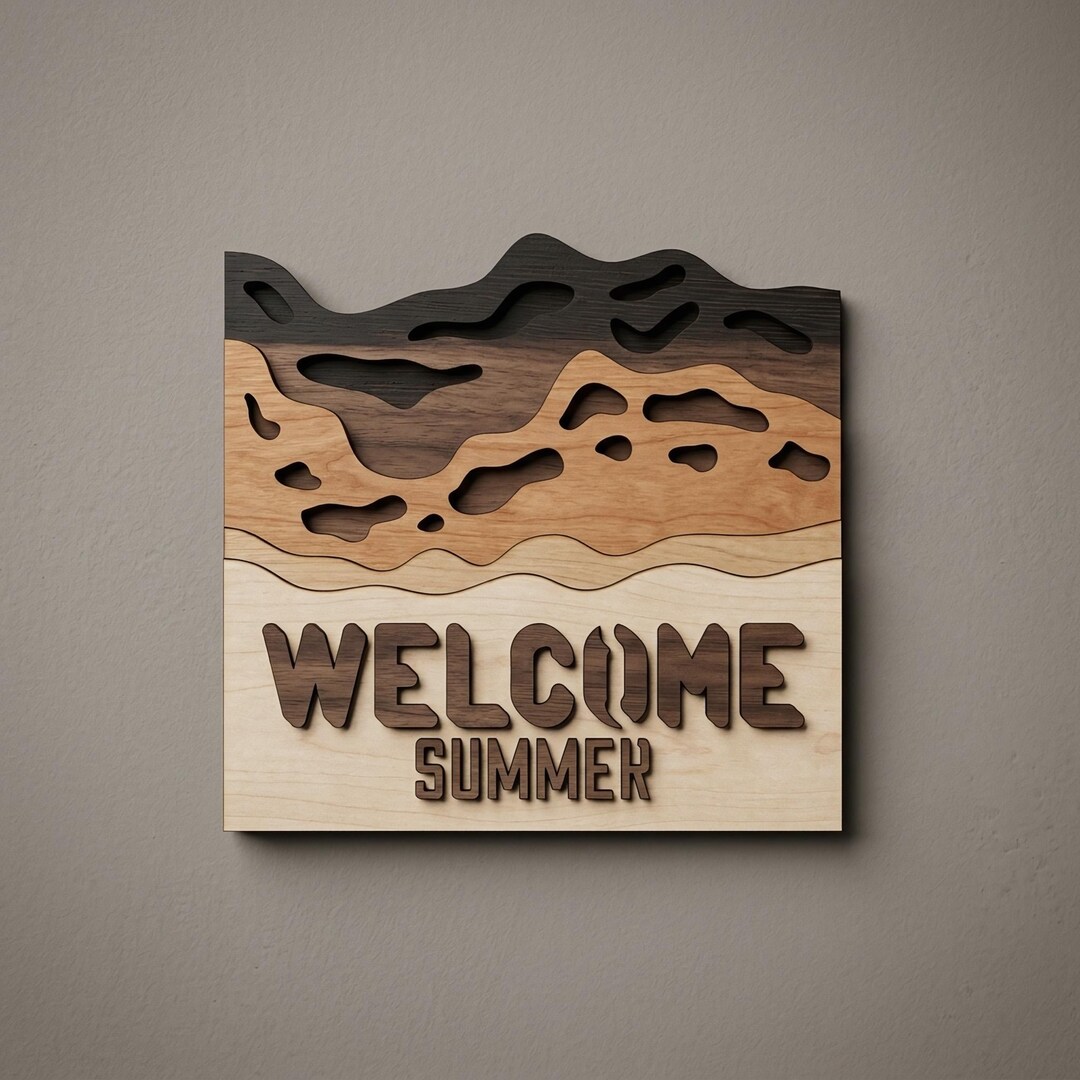 20 Welcome Door Sign SVG Bundle | Spring Summer Layered Laser Cut Files ...