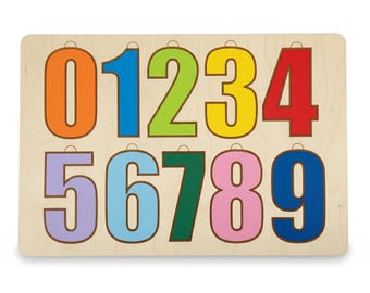 Montessori Math Toy SVG, Wooden Puzzle Files, Preschool Counting Board, Laser Cut Pattern
