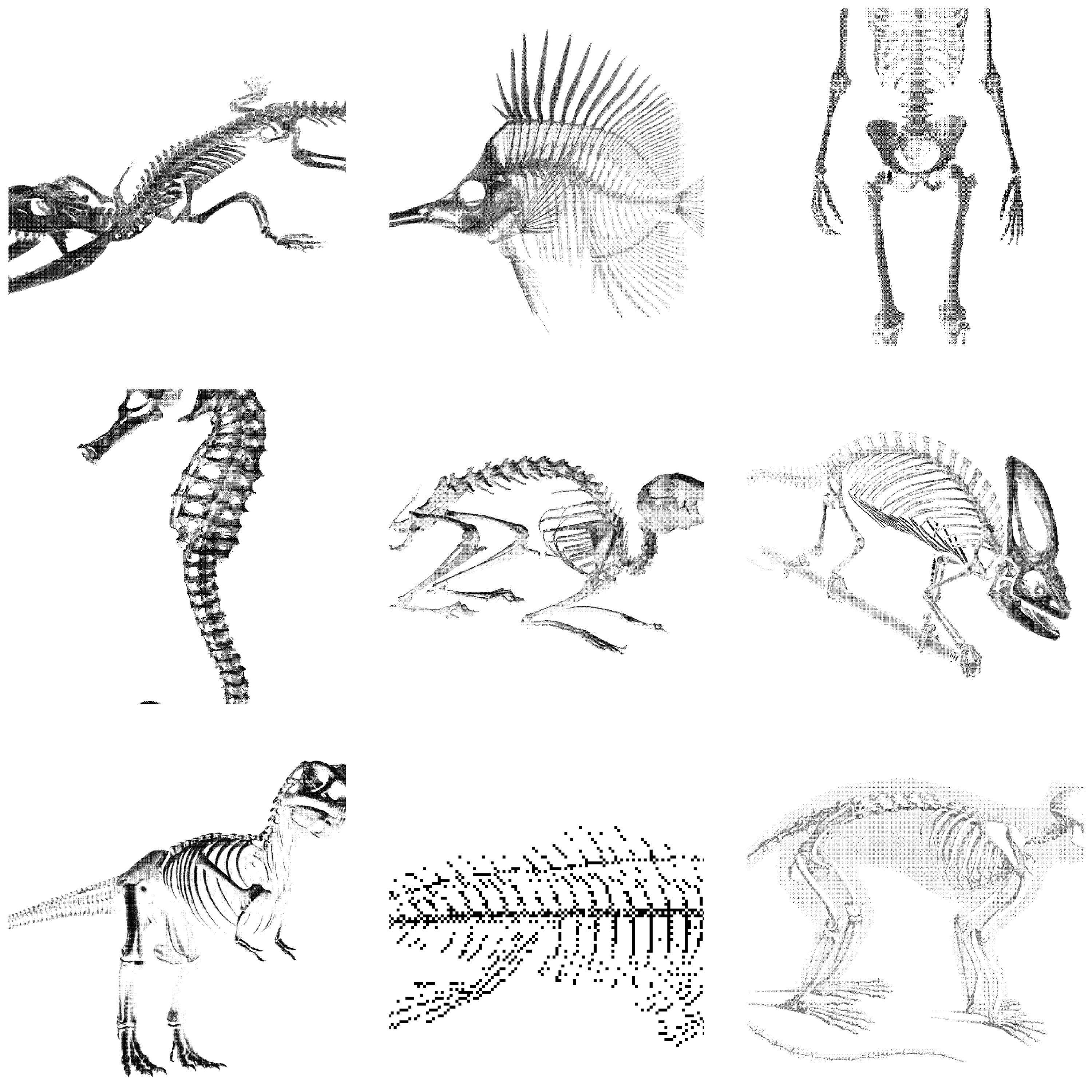 Skeleton Bitmap Bitmap Skeleton Clipart Pack | Gothic Horror Design Elements (digital ...