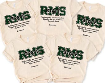 Custom Personalized Retro Individually We Are One Drop Together We Are An Ocean Staff Shirt