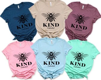 Custom Personalized Kind Bee Staff Shirt Vintage Retro Teacher Staff T-Shirt