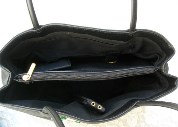 Large Chinese Beaded/Sequined Handbag, great orga… - image 3