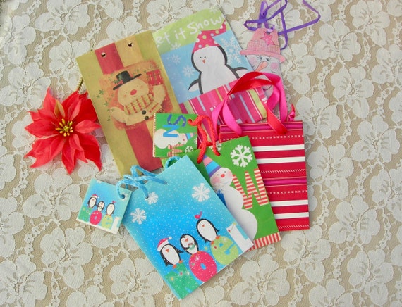 Small plastic christmas gift bags deals