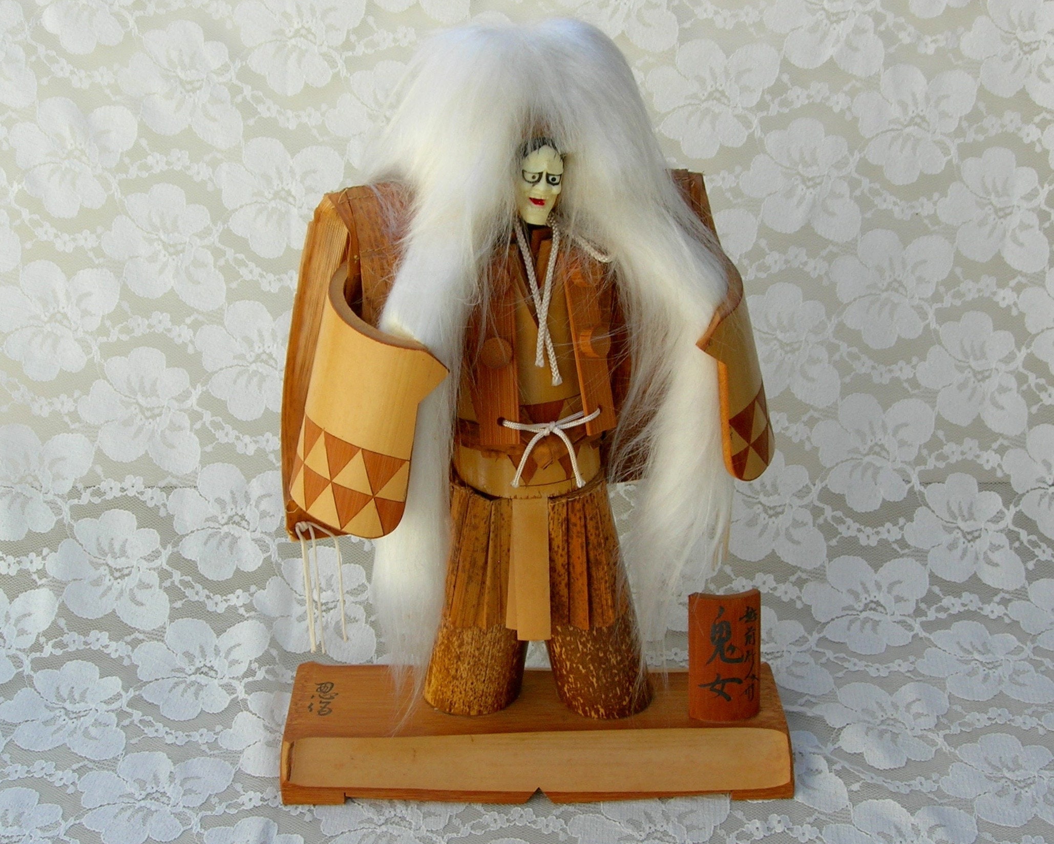 REDUCED, Rare Japanese Kabuki/noh Figure, Oni (devil) or REDUCED, Rare Japanese Kabuki/noh Figure, Oni (devil) or