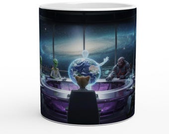 Taza mágica de la Federación Galáctica: regalo para los amantes del espacio